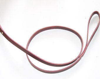 Warner leather snap dog leash 5/8" wide X 4 foot lead