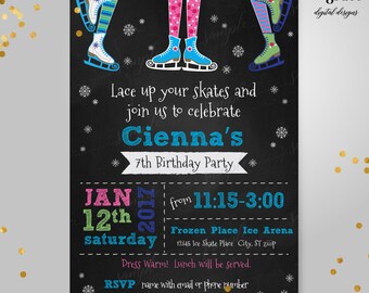 Ice Skating Invitation