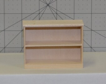 Miniature Bookcase, Miniature Furniture, 1/12 scale furniture, 1/12 scale bookcase