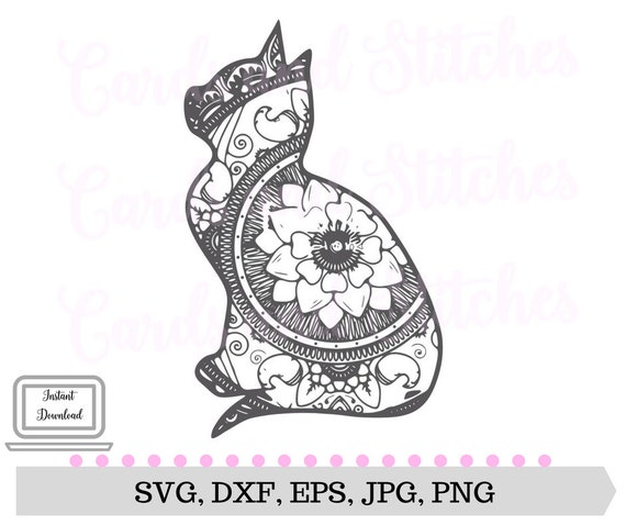 Free Free 314 Cricut Cat Mandala Svg SVG PNG EPS DXF File