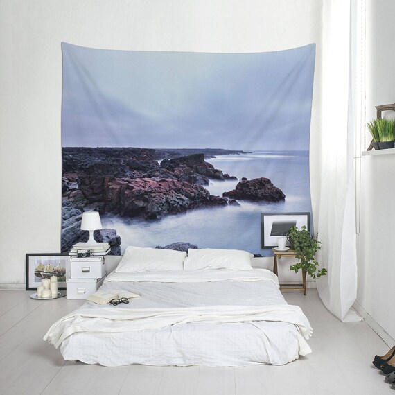 Coastal Wall Art Coastal Tapestry Wall Blankets Iceland