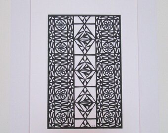 Safari | A4 original papercut