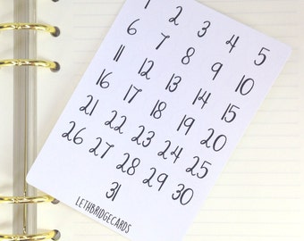 Number planner stickers; Cover up stickers; Happy Planner; Plum Paper; Filofaxing; Erin Condren; Cute Stickers; Calendar Stickers