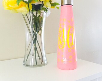 S'well Decal // S'well Bottle Monogram // Monogram Decal // Vinyl Sticker // Vinyl Decal // Free Shipping // Wonderfully Made Creations