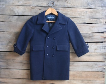 Vintage Blue Vintage Lined Coat by Brian Matthews Size 3T