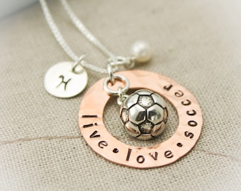 soccer jewelry etsy