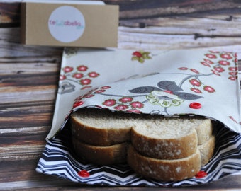 Bag reusable washable, reusable snack bag, bag reusable Sandwich snack bag, lunch bag, waterproof, washable, yellow