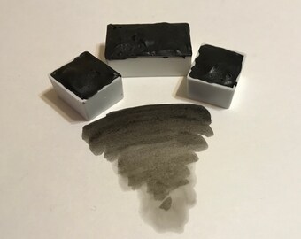 Handmade Watercolor paint -Pebble