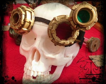 Steampunk glasses 3 lenses