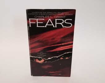 Vintage Horror Book Fears - Charles L. Grant 1986 Paperback Anthology