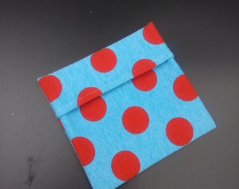 WhoosInUrPanties Polka Dot PUL Lined Pad Wrapper