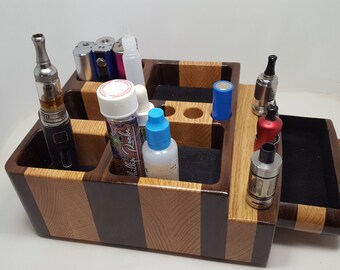E- Cigarette ECig Vape stand (EC0673) (3) Box Mod, Sigelei 213, Reuleaux RX200 + others, Tanks Batteries - E-juice Unicorn Bottles