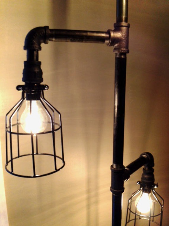Industrial Plumbing Pipe Floor Lamp Industrial Plumbing Pipe Floor Lamp