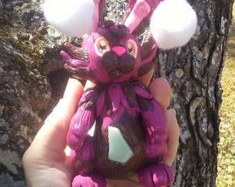 Jewelpuff rabbit creature figure