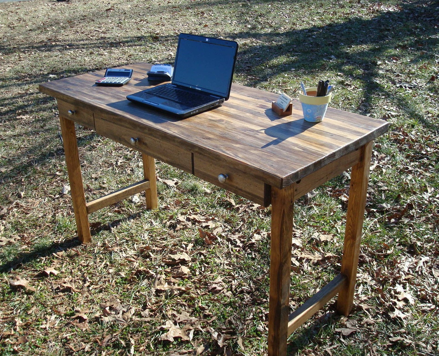 Reclaimed Wood Desk Office Desk Executive Desk Reclaimed Wood