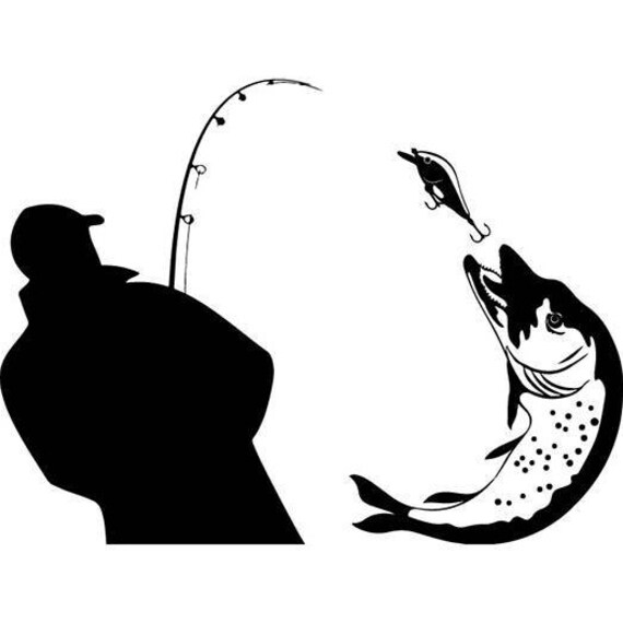 Fishing Man Catch Sport Pole Hobby Freshwater Fish Nature