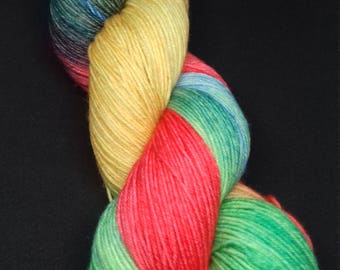 75/25 Superwash Merino / Nylon sock yarn: All Saints