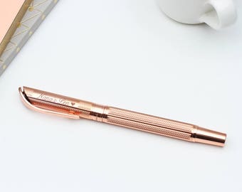 Personalised Rose Gold Pen (HBA26)