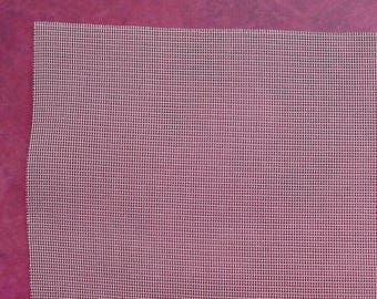 12 x 12 cm ecru 16 points - for fine embroidery on silk gauze silk gauze