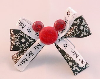 Mickey/Disney Pin/Brooch - Honeymoon/Anniversary - handmade