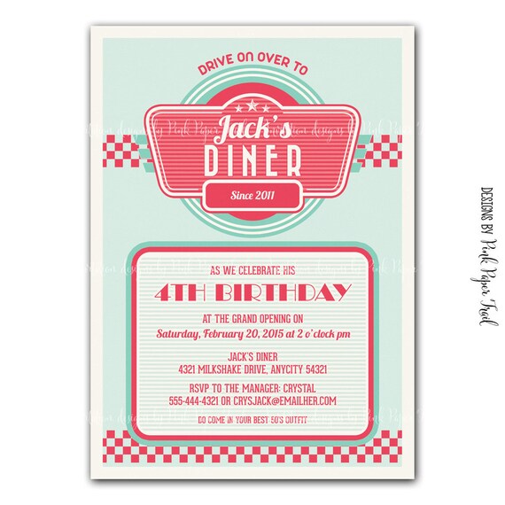 Vintage Themed Party Invitations 9