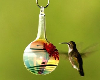 CO- The Kennedy Style Hummingbird Feeder, The Original One Piece Drip-less Hummingbird Feeder/Cobalt Blue