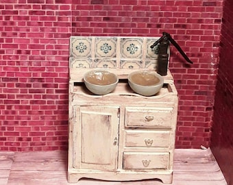Old sink for dollhouse