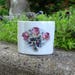 Pink Rose Porcelain Toothpick Holder Marked Bavaria