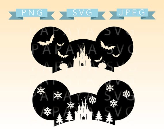Disney Hat Seasons Cut File SVG PNG JPEG Cricut