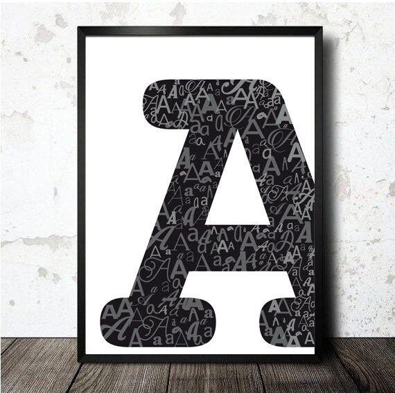 letter a prints printables in a4 size sheet letters