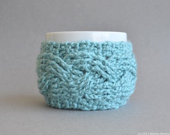 Crochet Pattern, Crochet Cup Cozy Pattern, Crochet Coffee Sleeve Pattern, Crochet Coffee Cozy Pattern, Crochet Mug Cozy, Crochet Tea Cozy