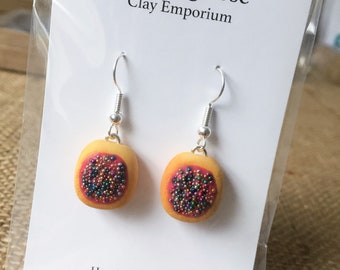 Sprinkle Bun Earrings – Polymer Clay