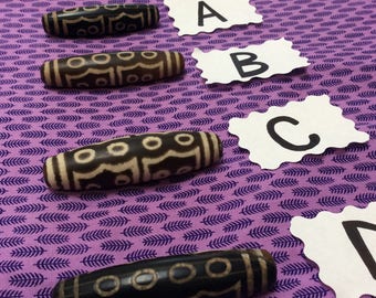 Large Dzi Bead - 1 Piece - #442