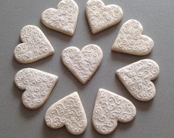 Fancy Heart Sugar Cookies