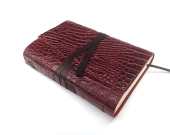 Leather bound journal, leather book, notebook, sketchbook, diary, recipi book, handmade