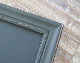 Black Framed Chalkboard / Kitchen Chalk board / Ornate Vintage Frame / Magnetic / Wedding / Large Sizes