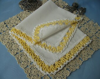 Bridesmaids Handkerchief, Bridal Party Gift, Personalized Gift, Custom Embroidered, Hand Crochet, Lace Hanky, Ladies Hankie, Ready to ship