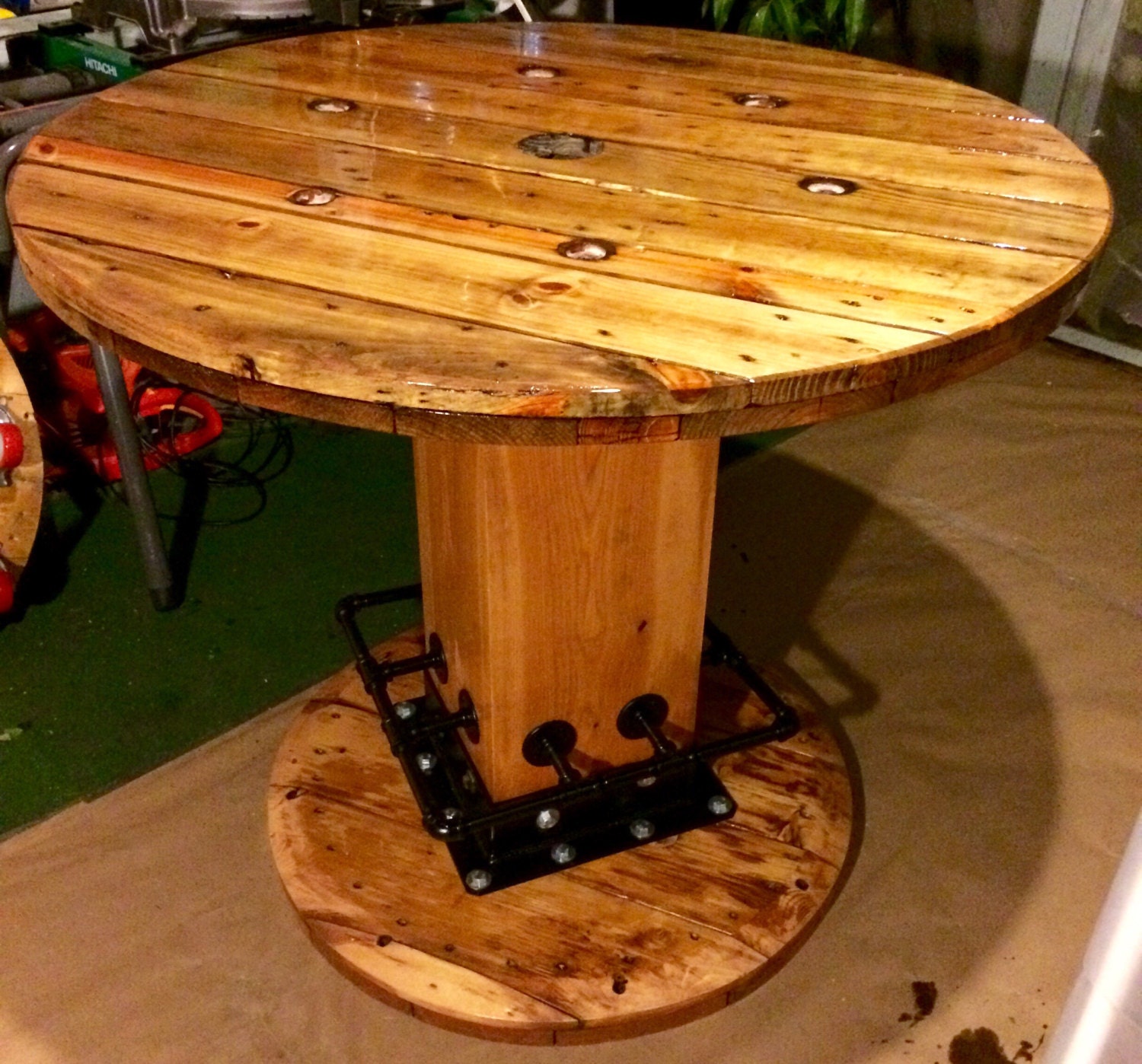 Wire Spool Table High Top