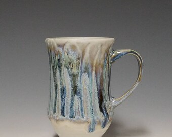 Handmade wheel thrown ceramic mug #1135