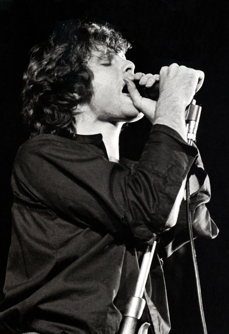 Jim Morrison Poster the Doors Lead Singer Live in Concert