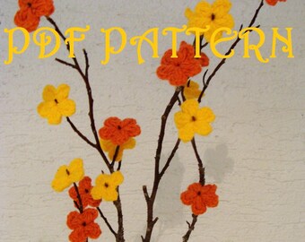 Crochet Blooming Branch PDF Pattern