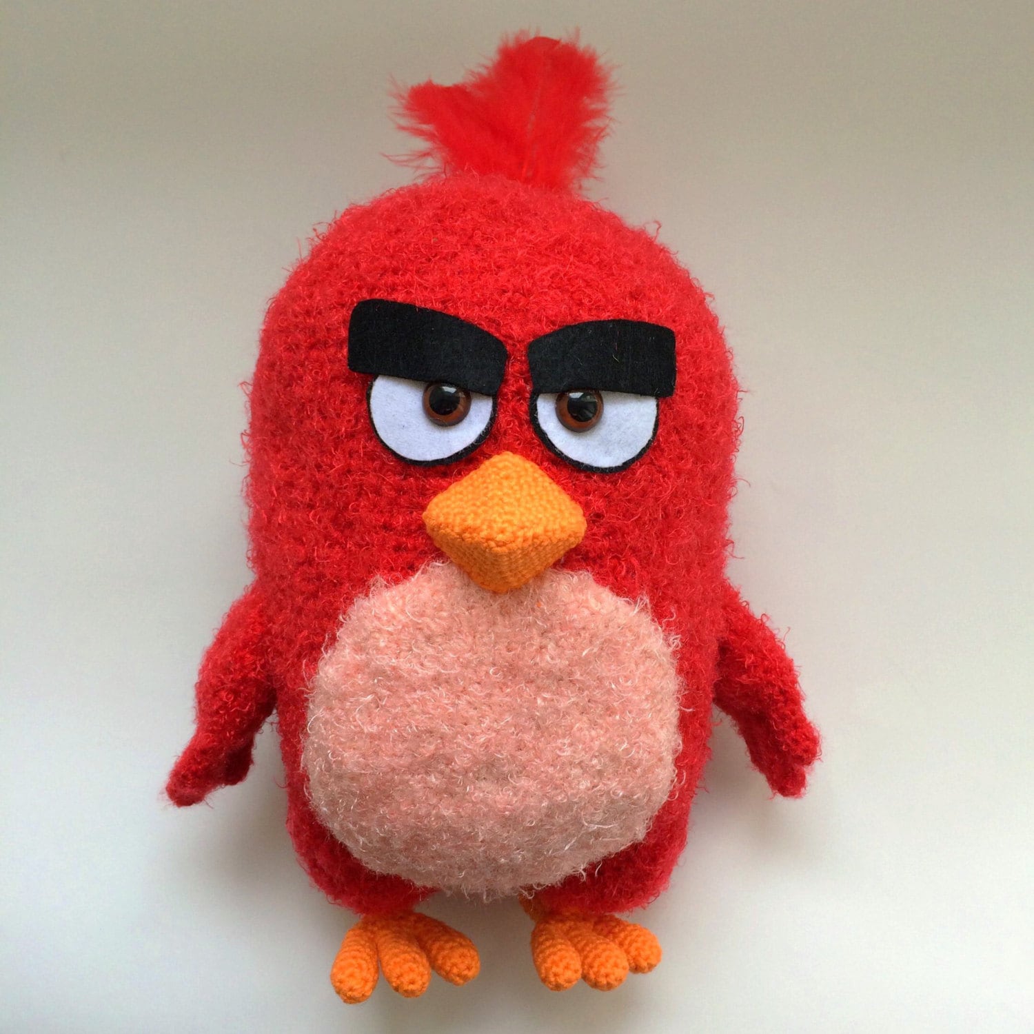 Red By Angry birds PDF CROCHET PATTERN Instant Download