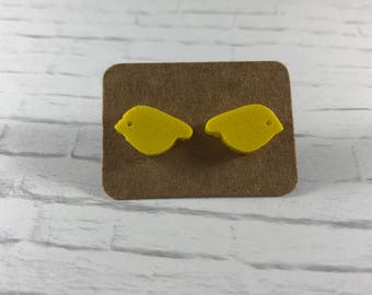 Canary Yellow Earrings