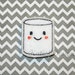 ITH Marshmallow Feltie Machine Embroidery Design Pattern Download 4 Sizes Felties In The Hoop Camping Felt Food Oversized