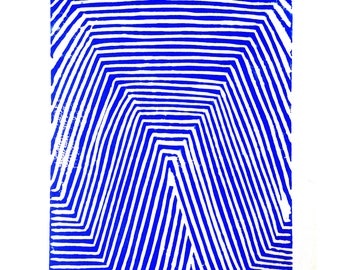 Linocut: Angular digital