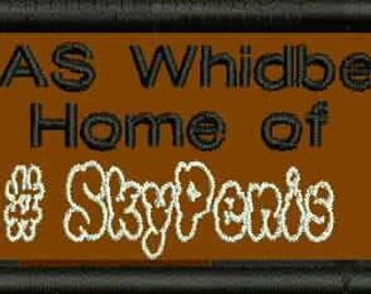 Home Of SkyPenis Sew on Patch