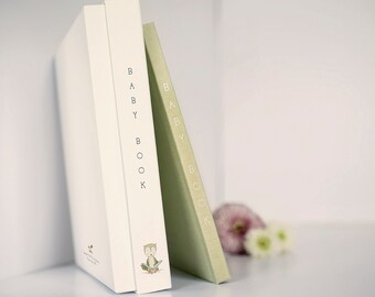 Baby Memory Book - Baby Journal for First Years (1-4) - Girl or Boy - for Baby Shower or New Parents - Includes Keepsake Box and Pouch