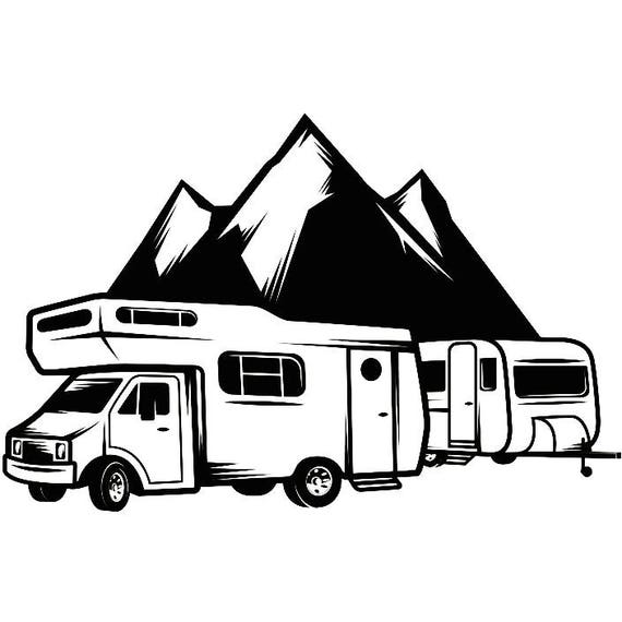 Free Free 296 Motorhome Rv Svg SVG PNG EPS DXF File