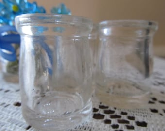 1 Vintage Glass Creamer Bottle