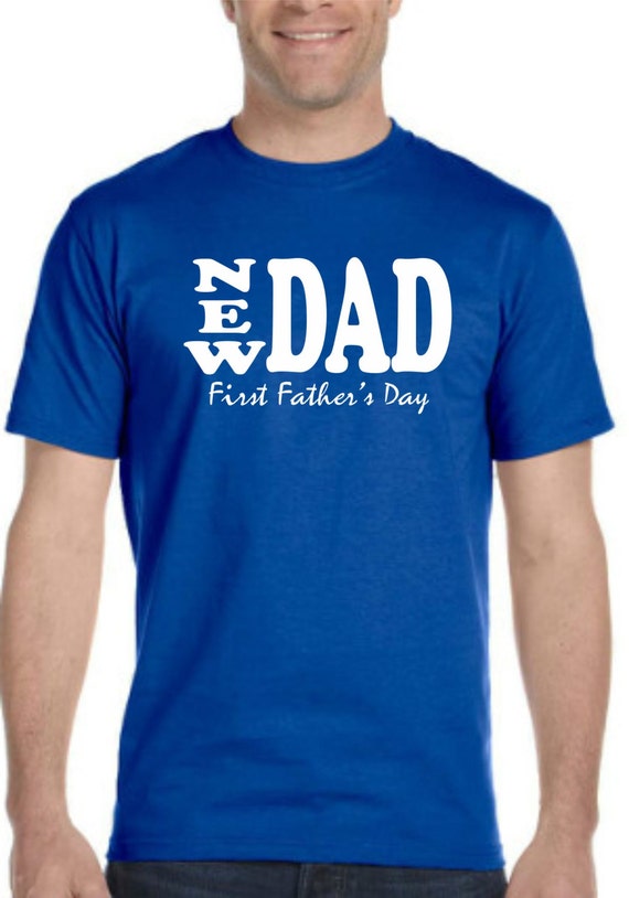 New Dad First Father's Day. Father's Day Mens T-shirt.